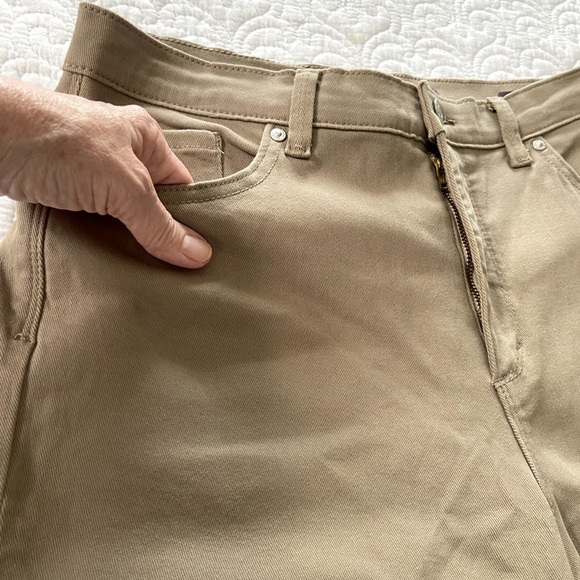 Gloria Vanderbilt Classic High Waist Jeans Tan Size 10 - Picture 7 of 11